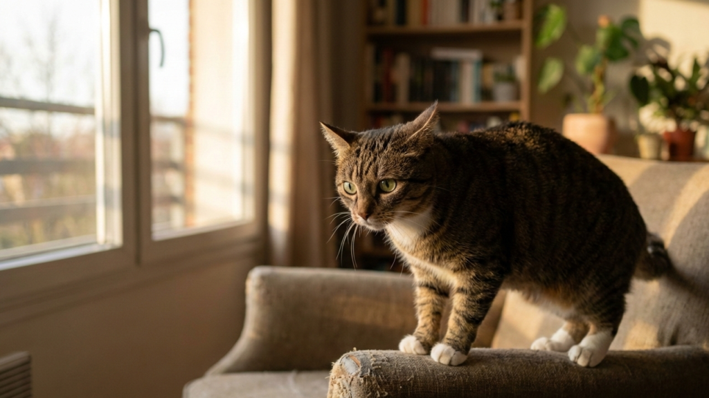 subtle signs of stress in cats
