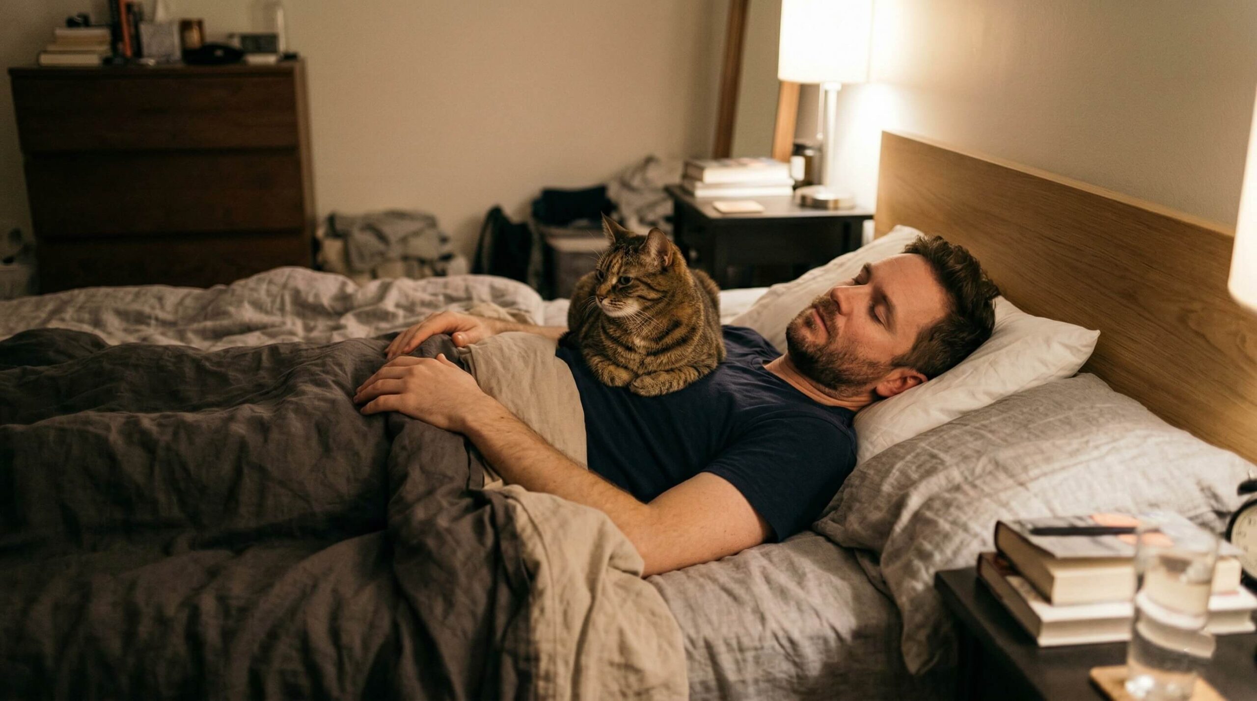 Why Does My Cat Sit on My Chest While I Sleep? Why Does My Cat Sit on My Chest While I Sleep?